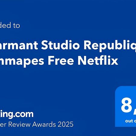 Charmant Studio Republique Jemmapes Free Netflix Paris Exterior foto